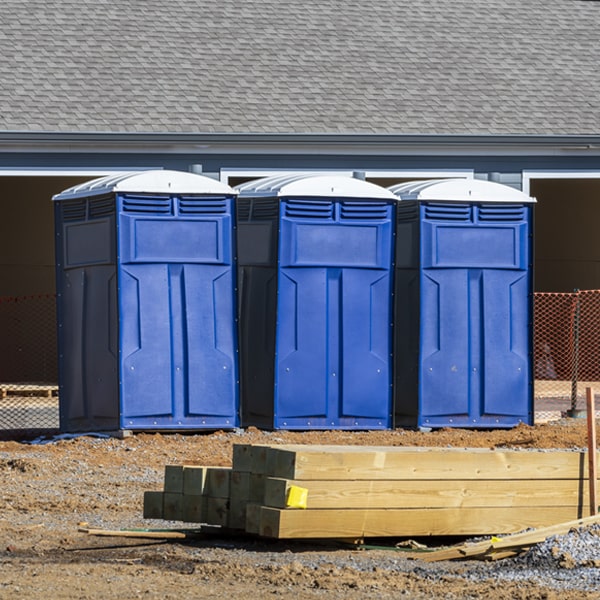 how often are the portable toilets cleaned and serviced during a rental period in Bechtelsville PA